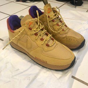 Nike Airforce 1 Wild Sneakerboots, Wheatgold/Rugged Orange, Women's 9.5
